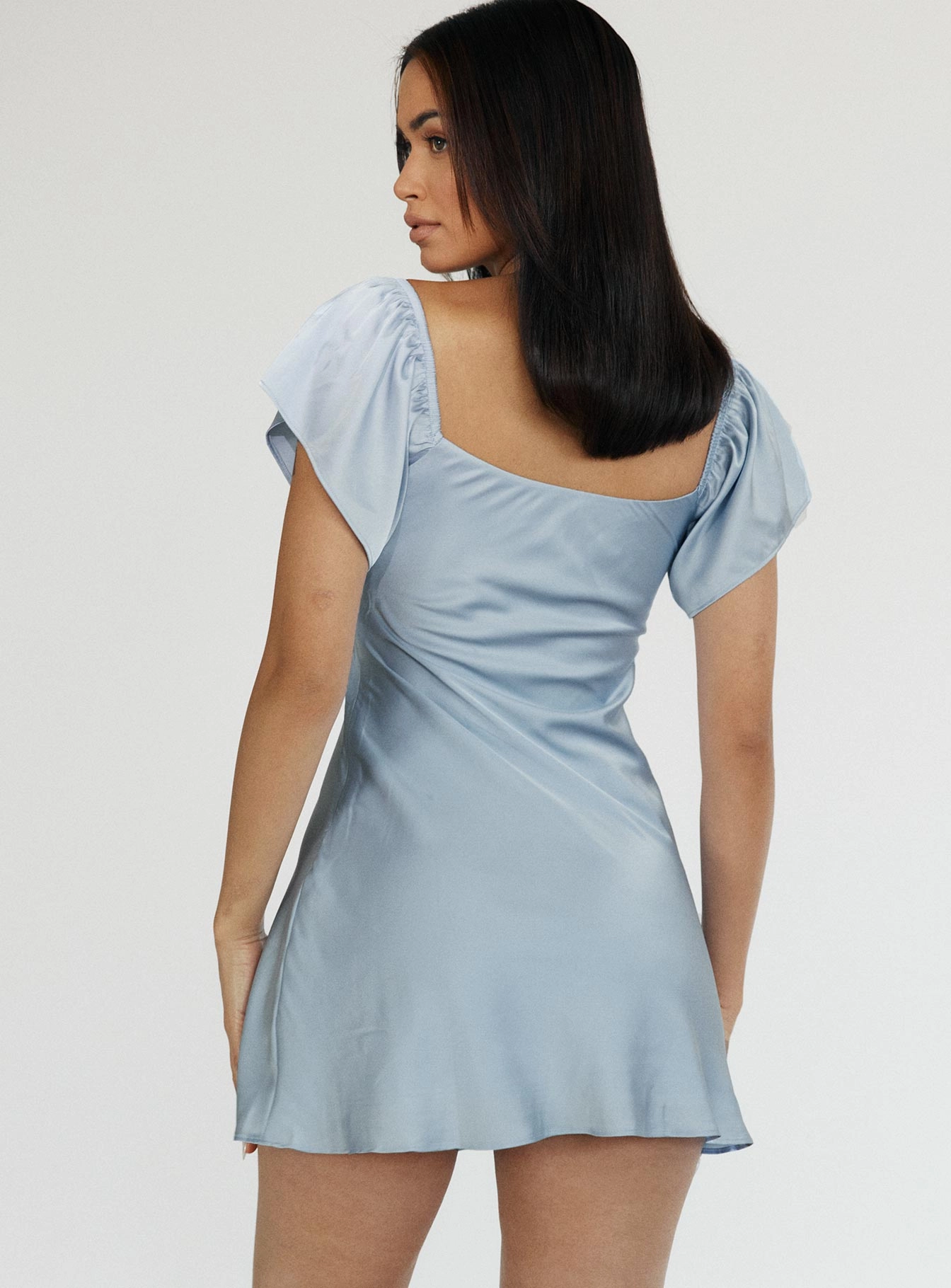 Bright Accent Isabel Mini Dress Blue
