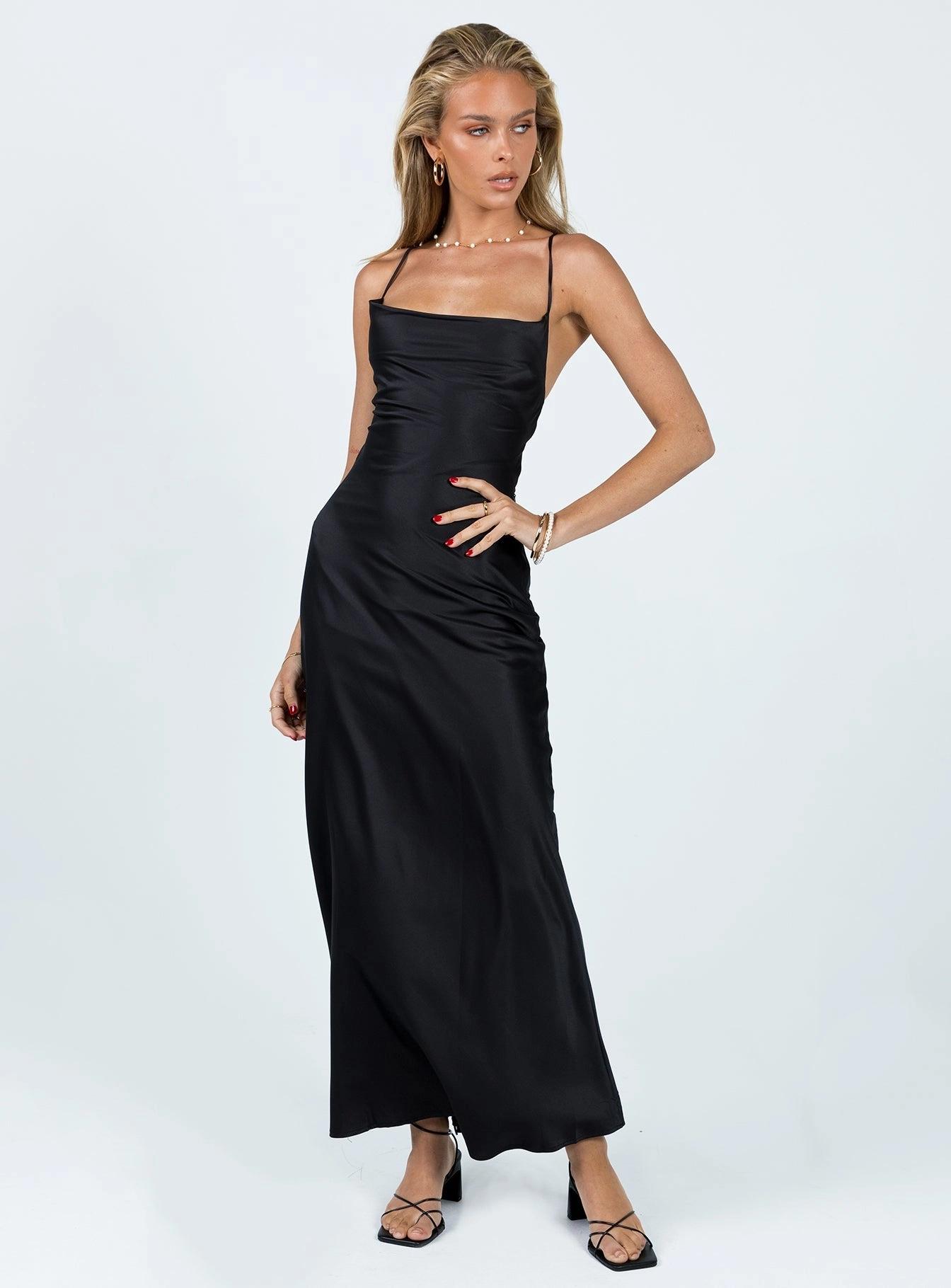 Urban Favorite Timeless Comfort Celena Maxi Dress Black