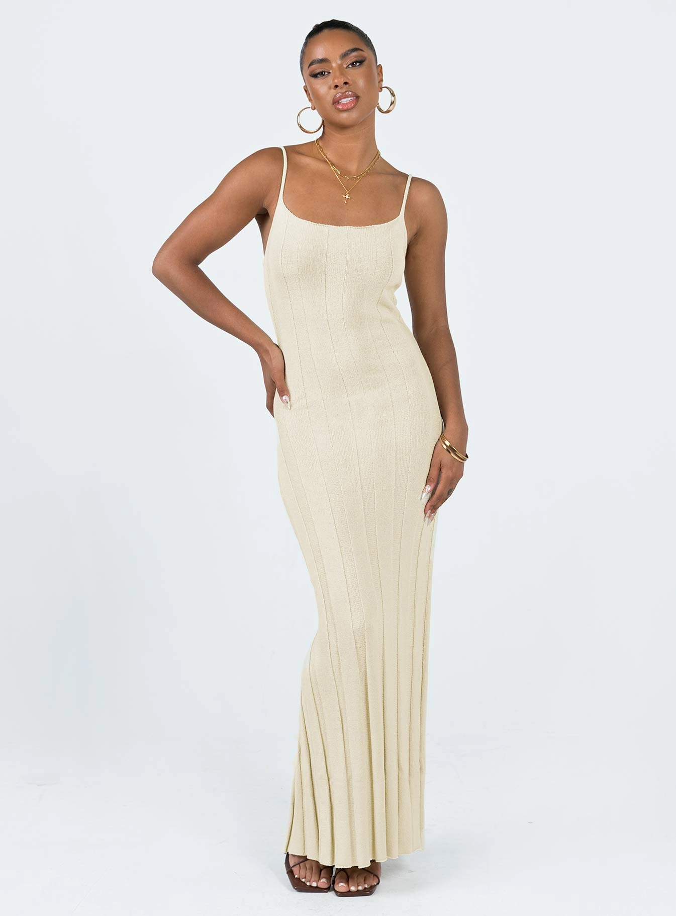 Mix-And-Match Wakeford Maxi Dress Cream