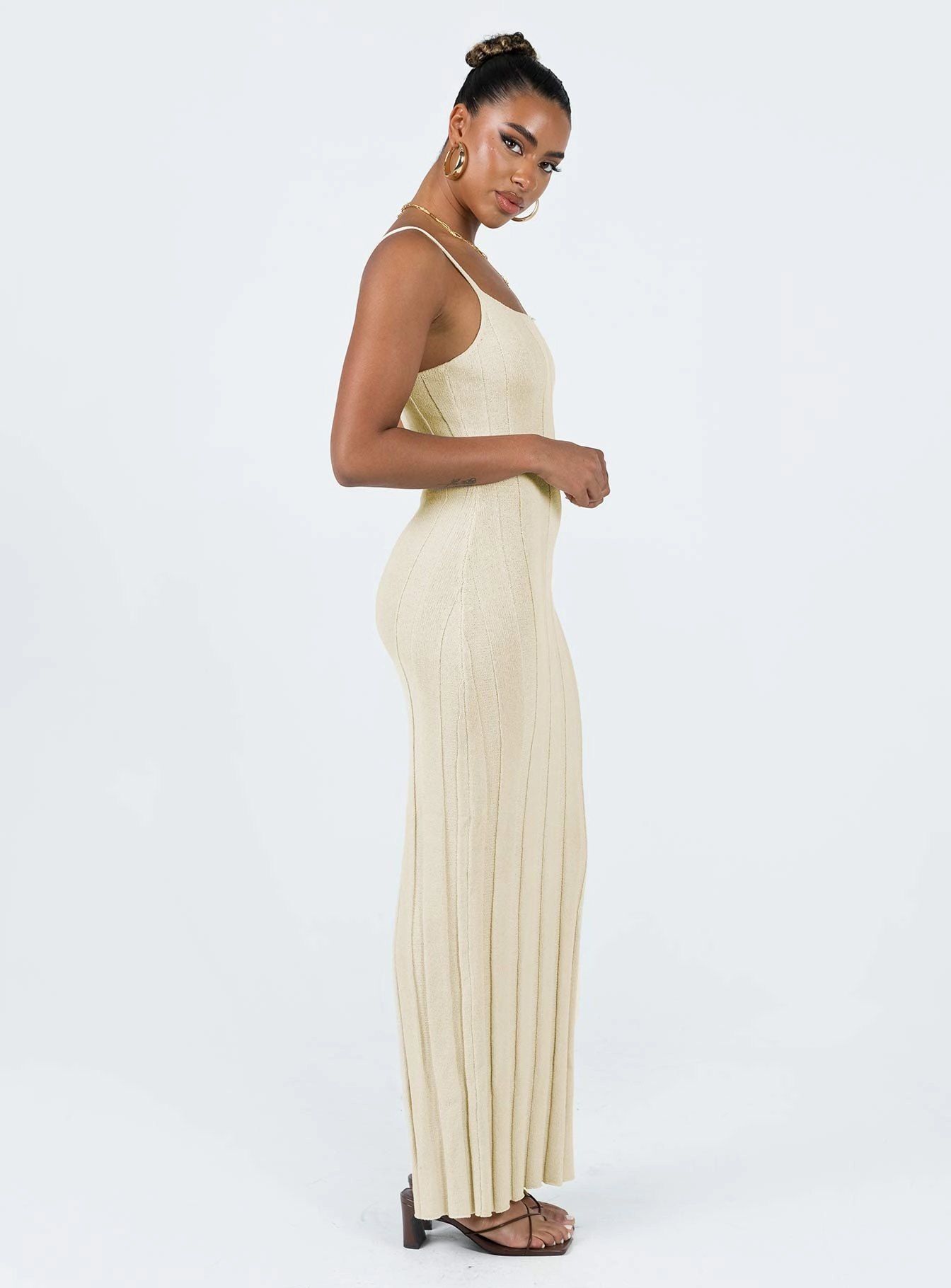 Lounge Mode Professional Comfort Wakeford Maxi Dress Cream