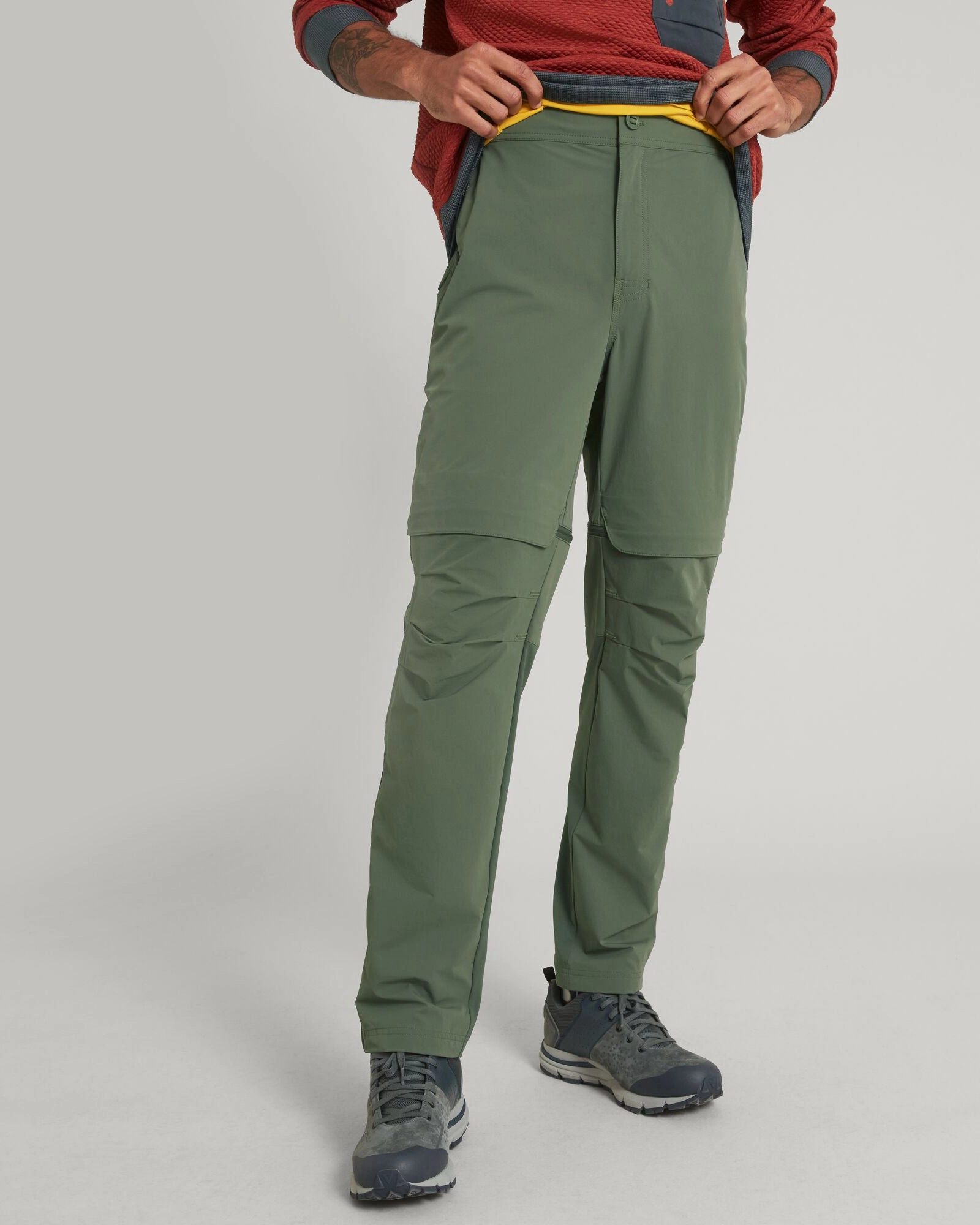 Men's ULT-Hike Convertible Pants - Thyme Sporty Style Casual Design