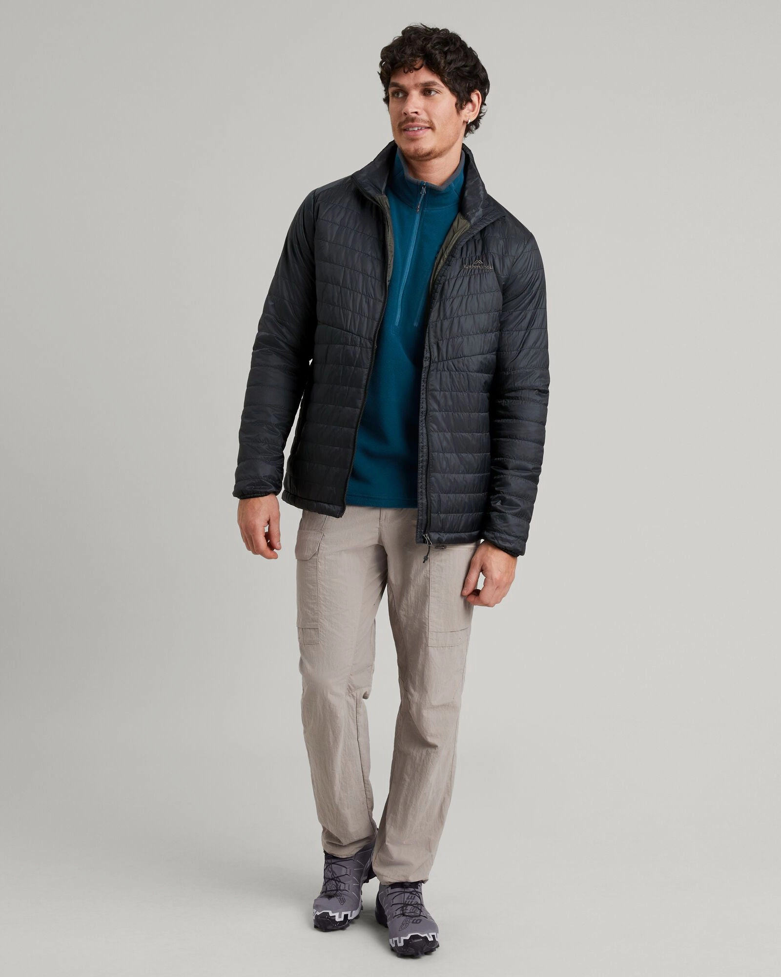 Versatile Fit Layer Day To Day Heli R Men's novaLOFT Jacket - Black Stingray
