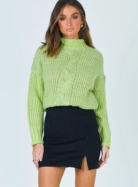 Smooth Feel Human Movement Mini Skirt Black