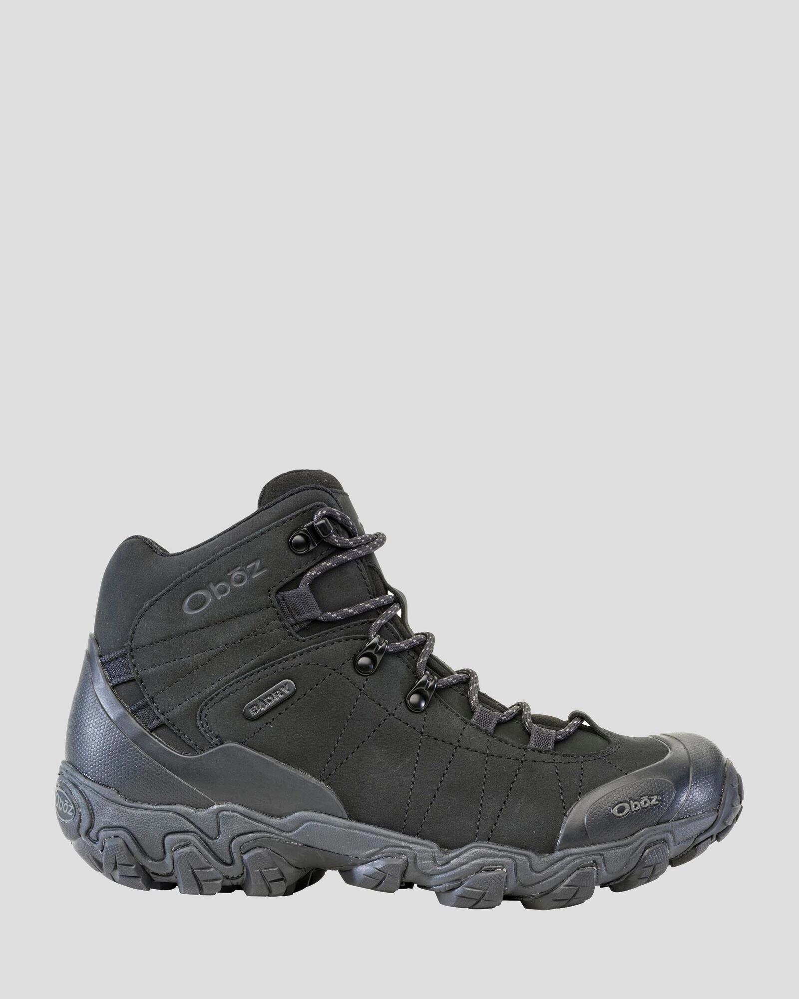 Men's Oboz Bridger Mid Hiking Boots - Wide  - Black Sea Peak Trek