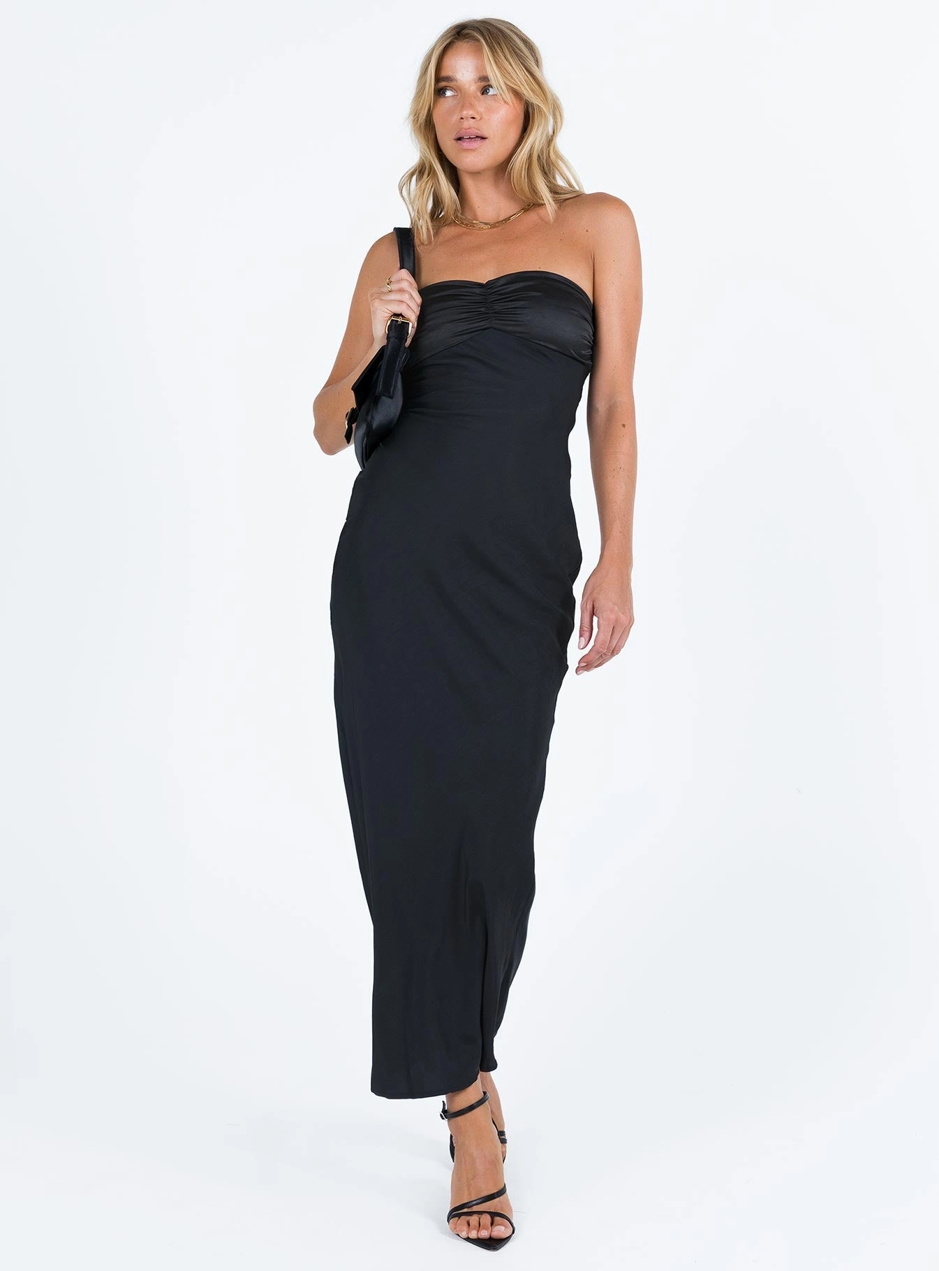 Youthful Mood Abeila Midi Dress Black