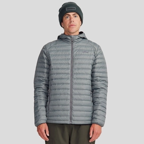 Men's Heli Down Hooded Jacket v3 - Moon Hidden Zipper