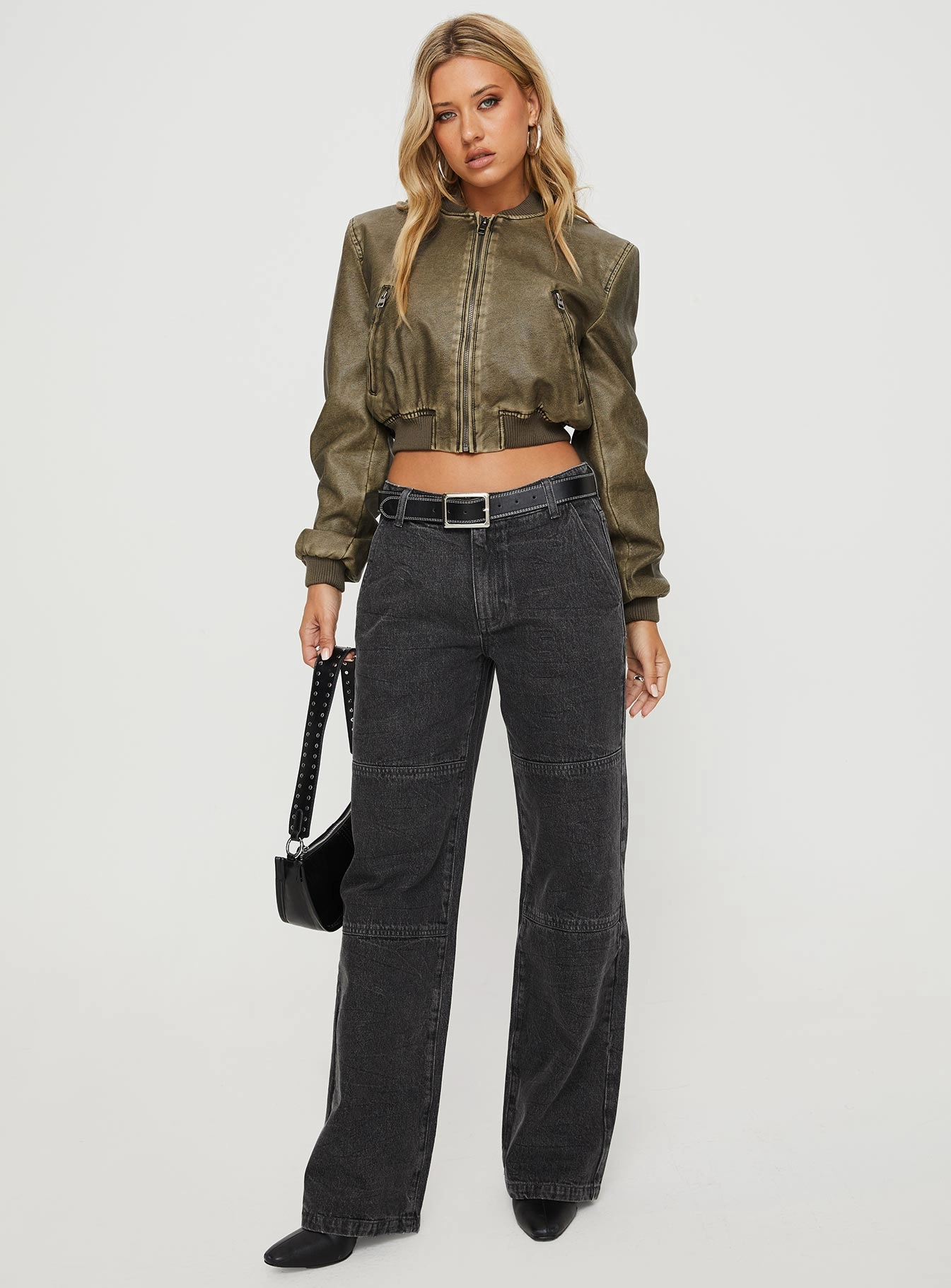 Allure Bomber Jacket Ash Wind Resistant Lining