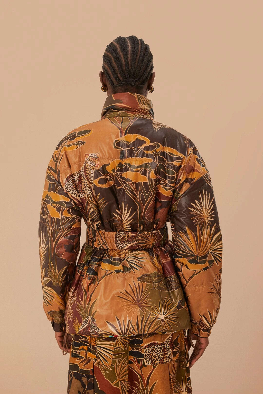 Noise Reduced Fabrics Gold Savana Dream Reversible Puffer Jacket