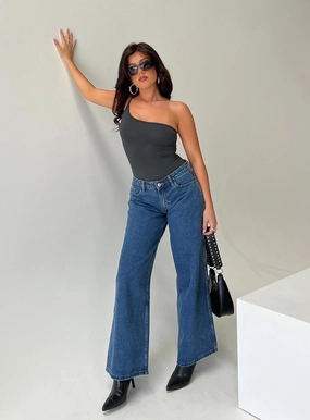 Ramos Low Rise Jeans Denim Petite Core Fit Office Wear Modern