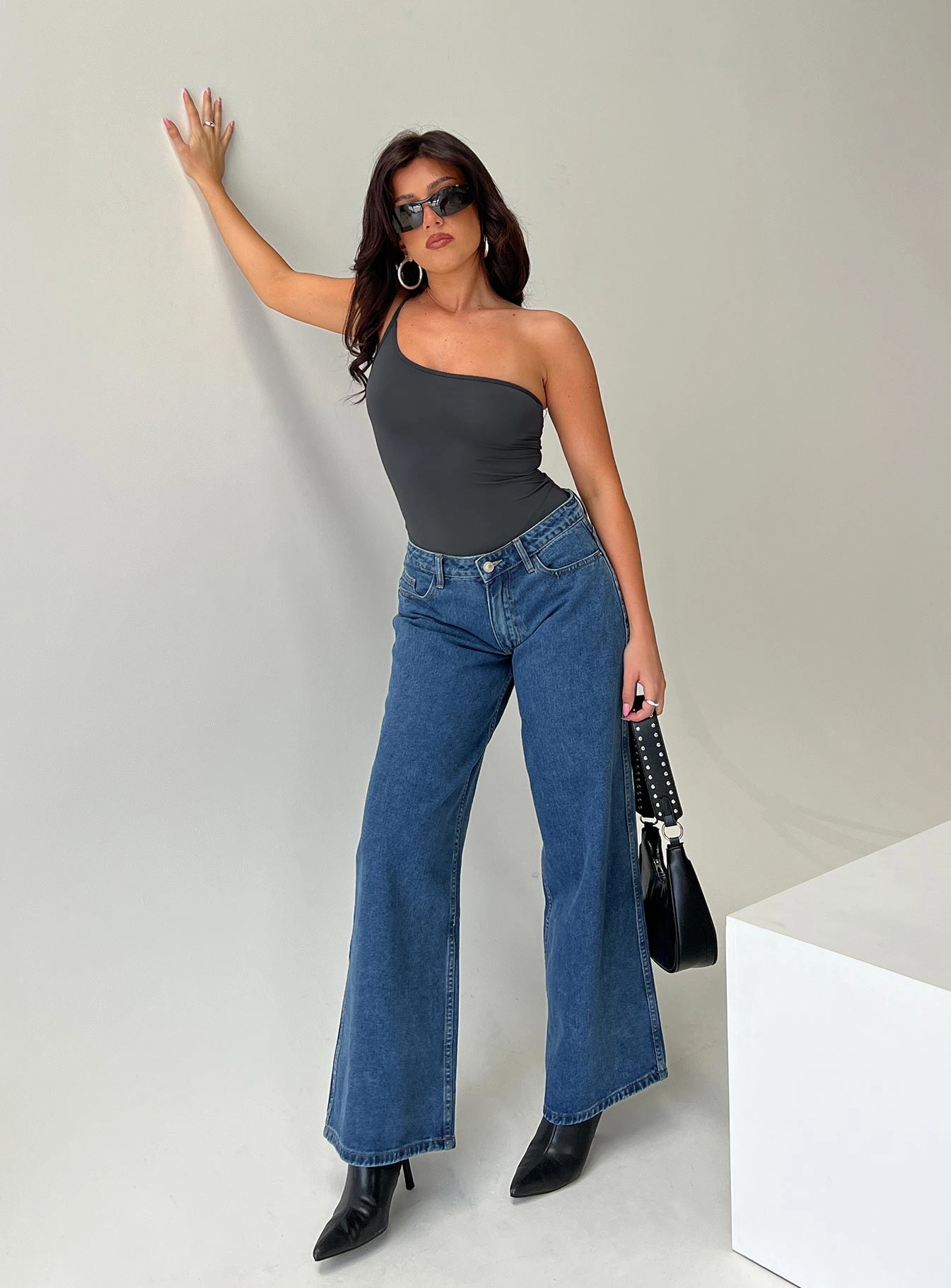Ramos Low Rise Jeans Denim Petite Core Fit Office Wear Modern