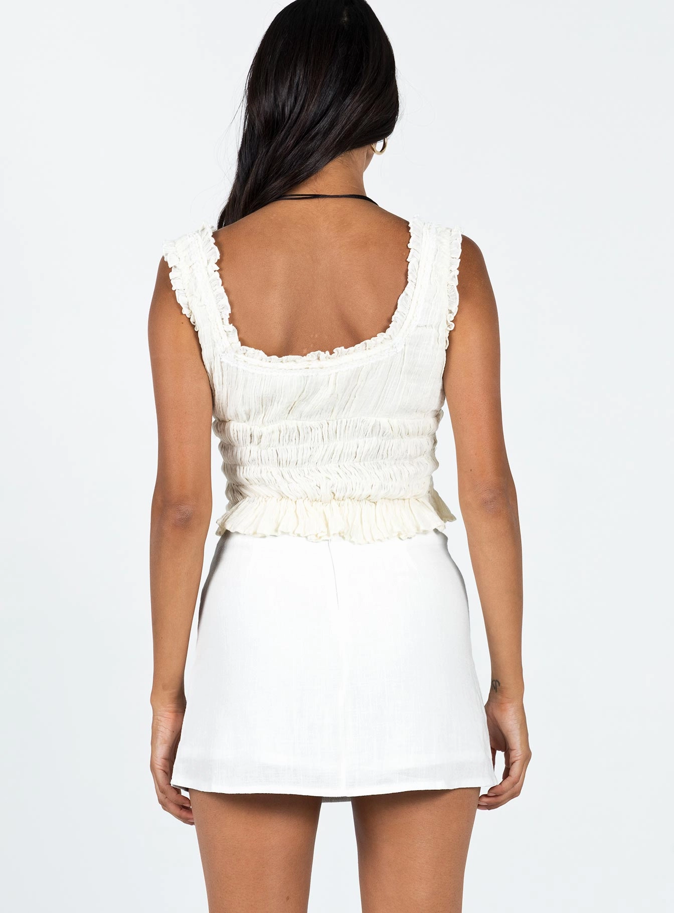 Selby Mini Skirt White Fresh Energy