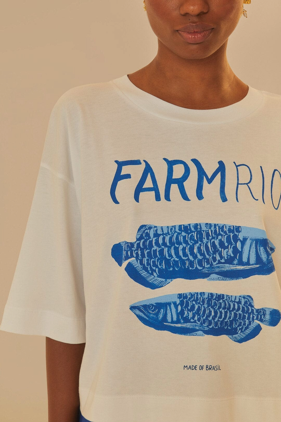 White Farm Rio Organic Cotton T-Shirt Easy Wear Style