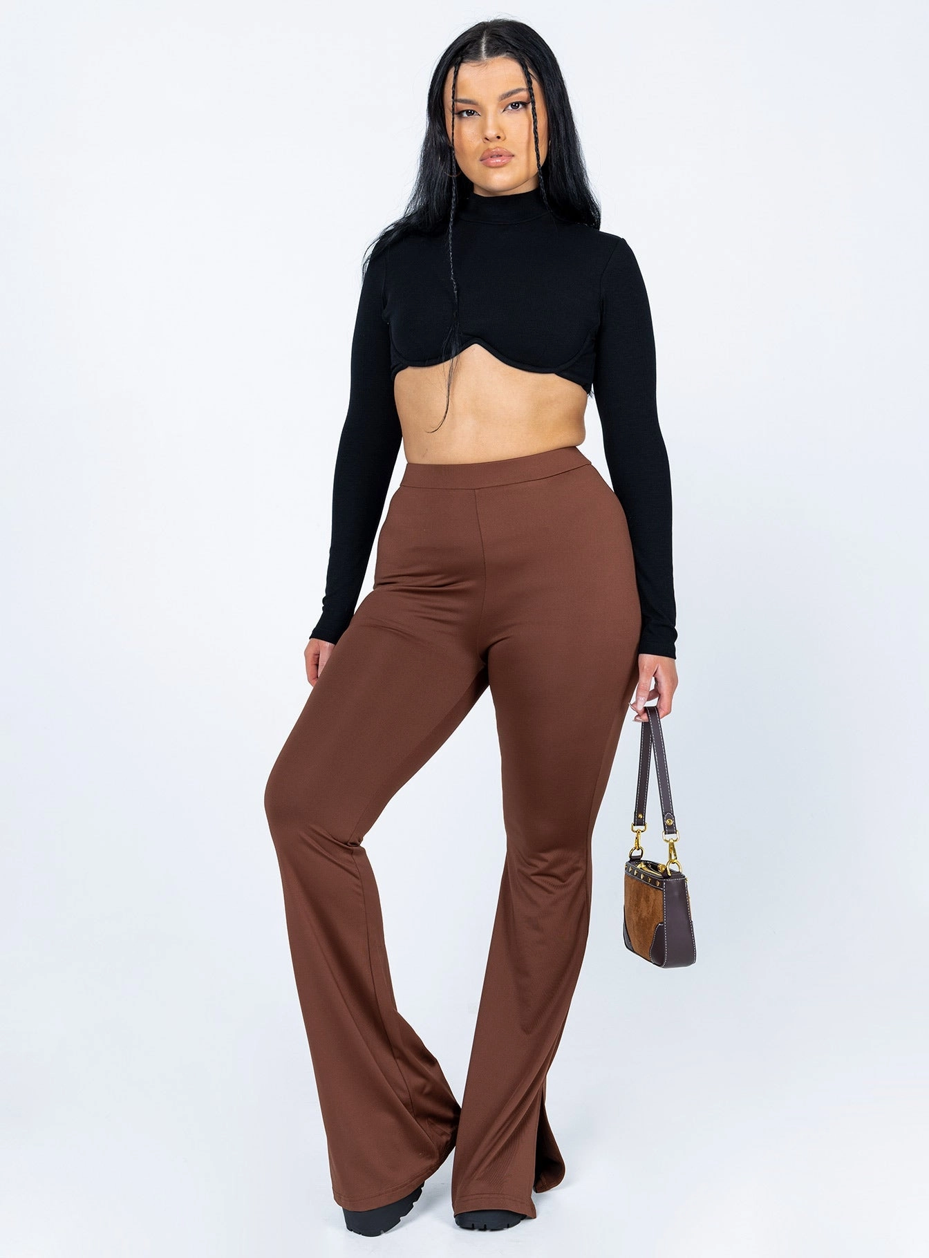 Tala Pants Brown Perfect Comfort Quick Cool