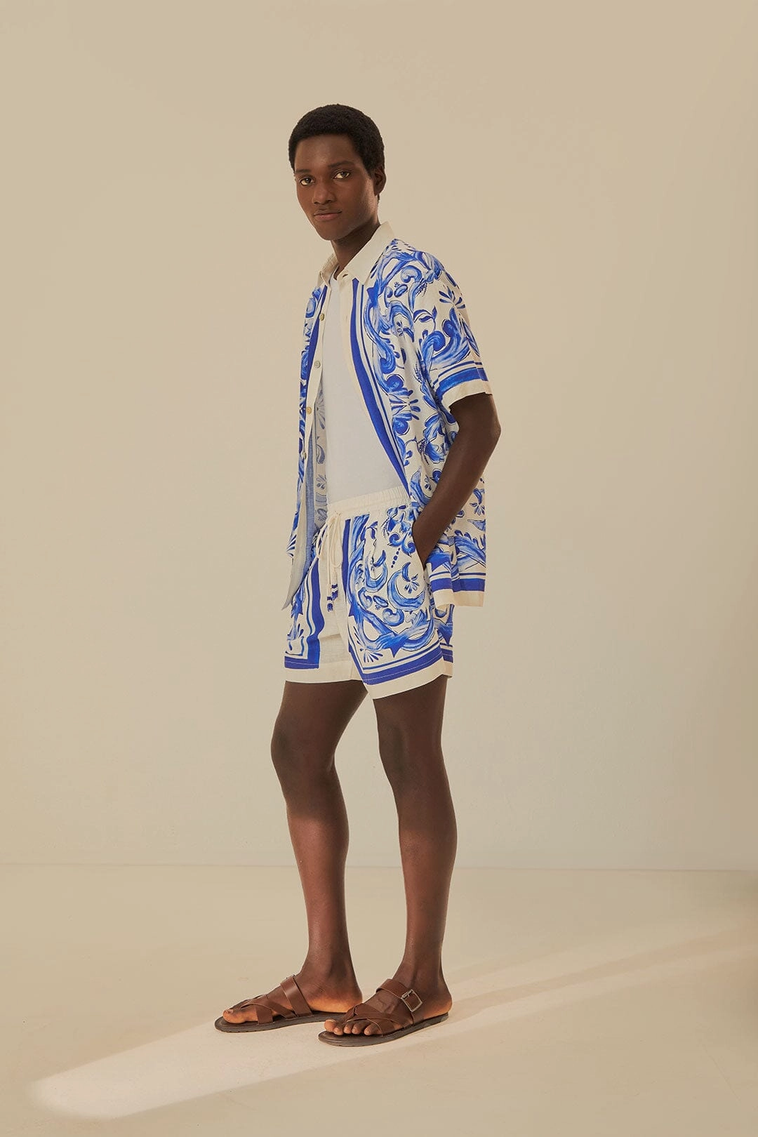 Garden Tiles Shorts Hand washable Exclusive item