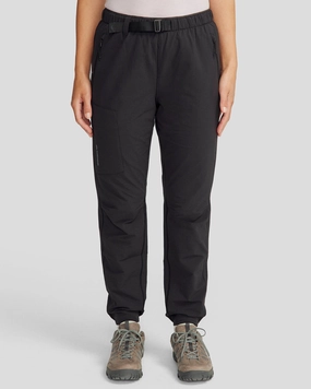 Women's Aysen Fleece Joggers - Black Stingray Neutral Tone relaxed shape