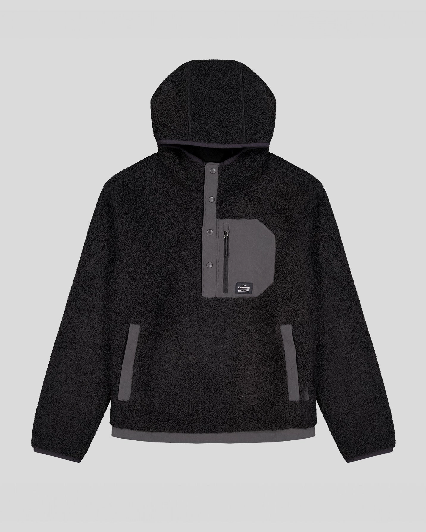 Snuggle Wear Women's Co-Z High Pile Hooded Pullover v2 - Black Stingray