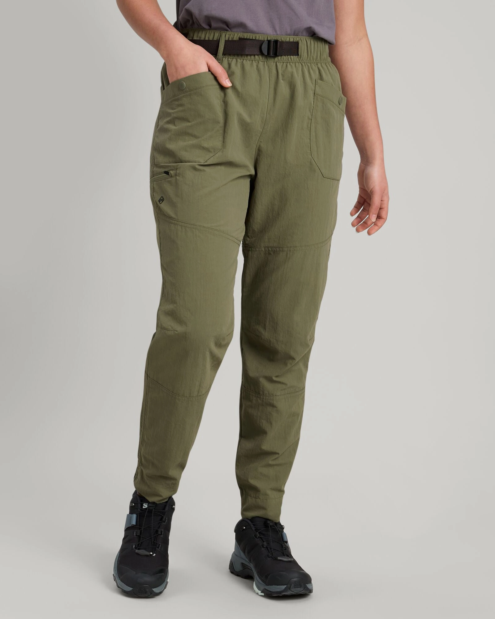 Tapered Leg Design Training Comfort Women's EVRY-Day Pants - Beech
