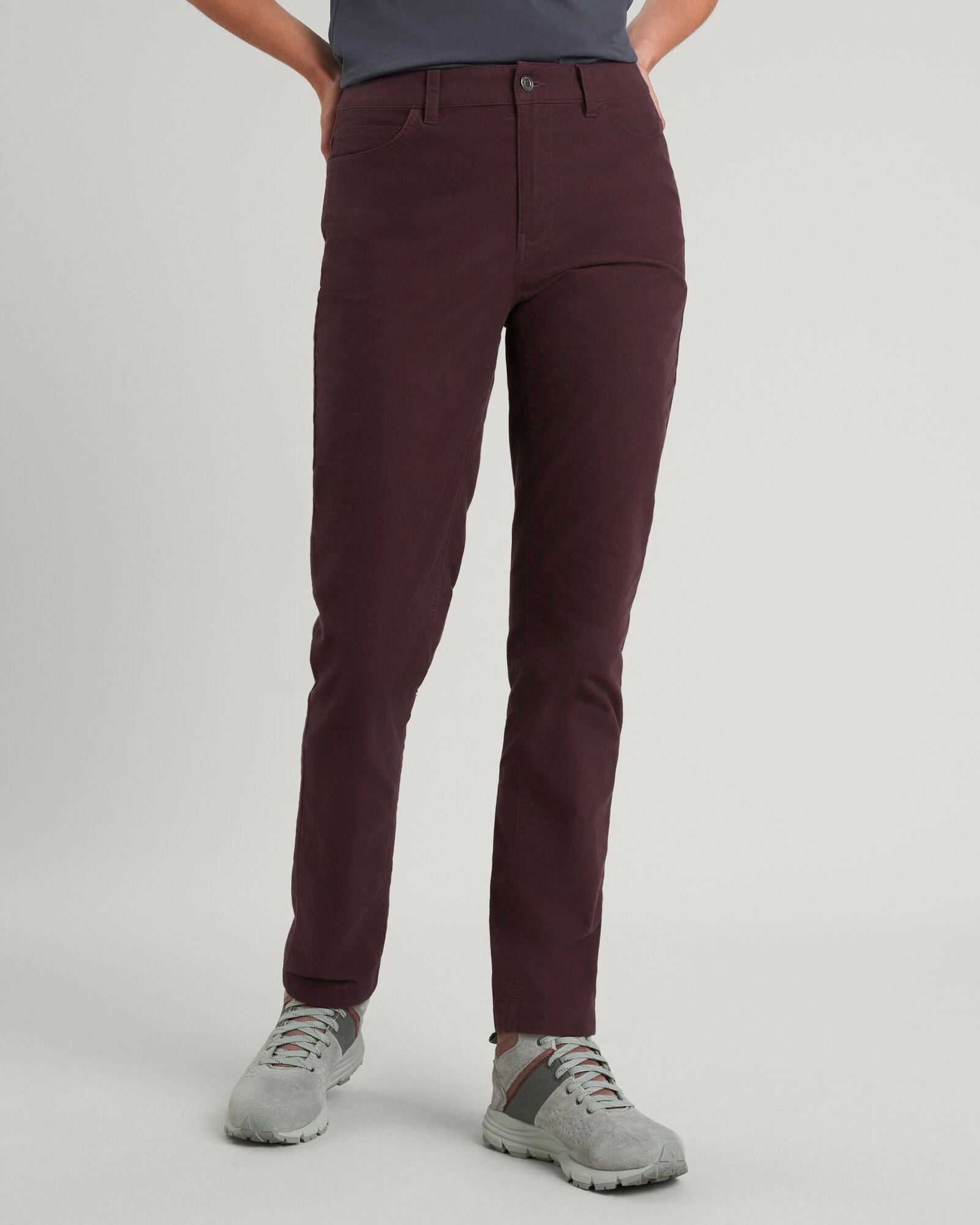 Comfortable Look Casual Flex Women's Flight Moleskin Pants - Pony