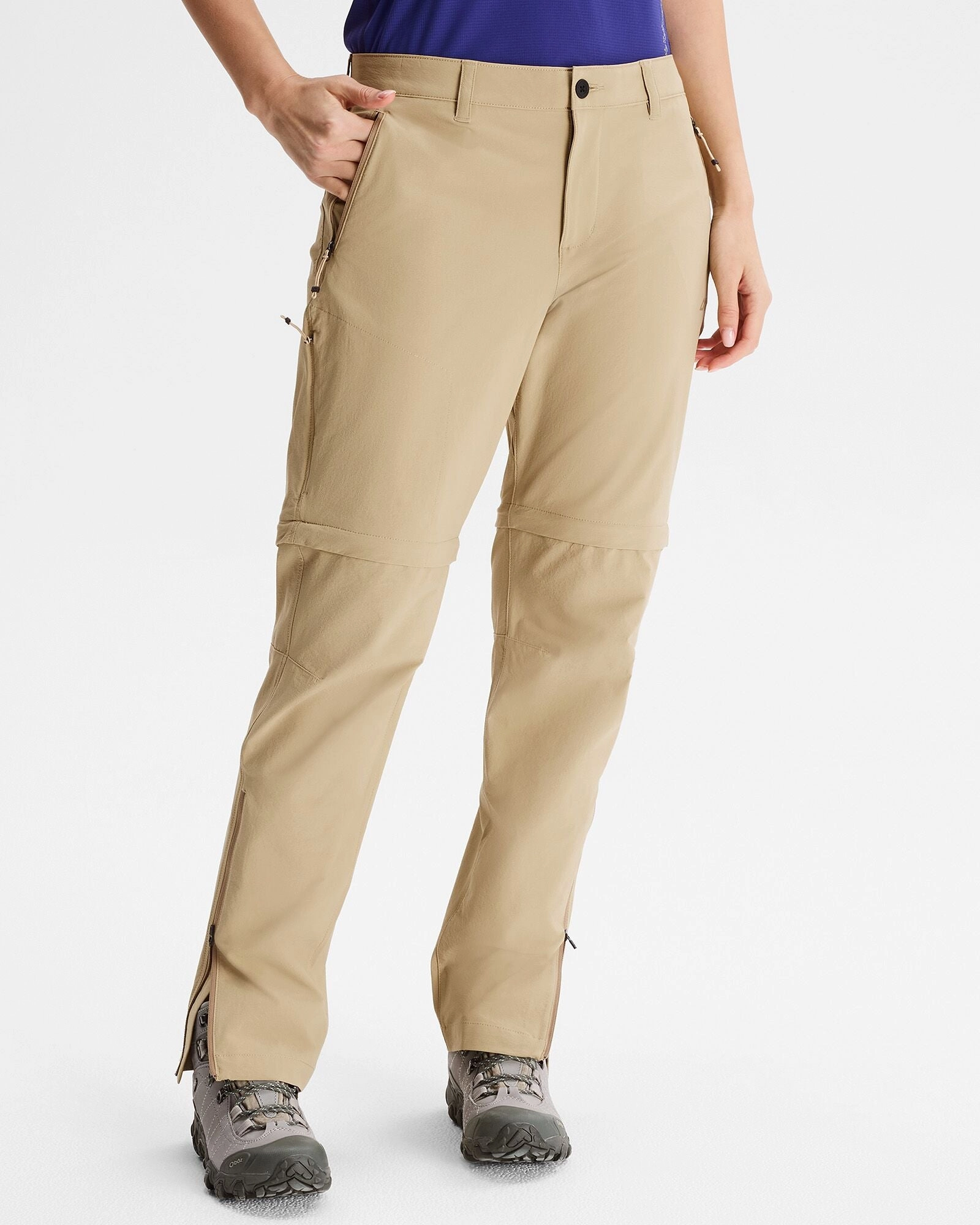 Women's Flinders Convertible Pants - Olive Grey Active Utility