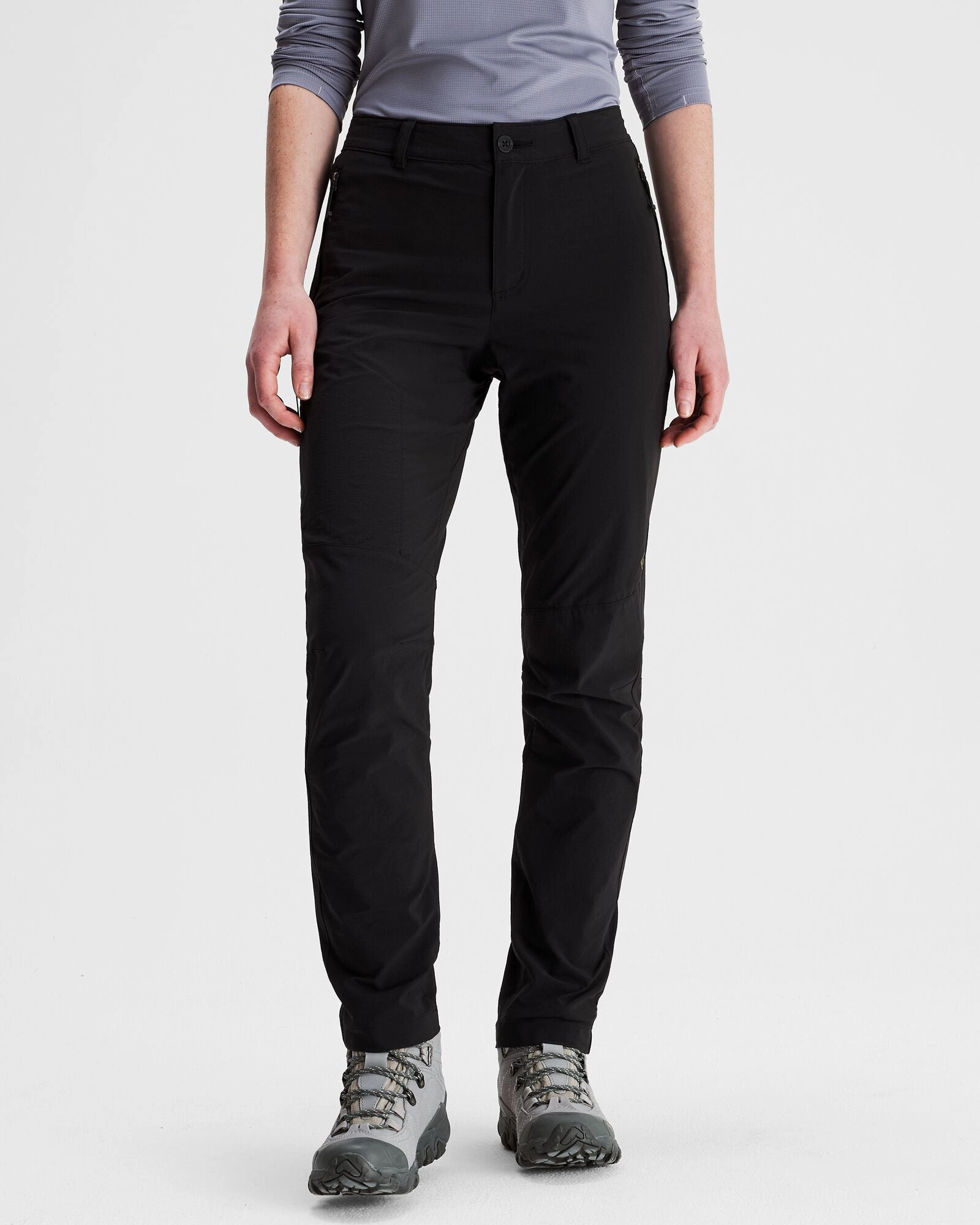 Women's Flinders Pants - Black Timeless Comfort Fit Printed design