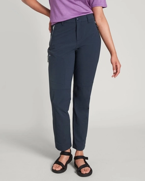 Women's Flinders Pants - Midnight Navy Windproof coating