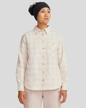 Mature appeal Women's Fyfe Flannel Shirt - Mineral Gingham
