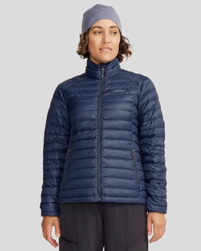 Women's Heli Down Jacket 4.0 - Pure Navy Windproof Insulated Coat