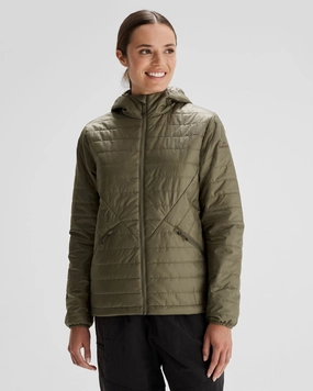 Women's Heli R Insulated Hooded Jacket - Beech Waist String