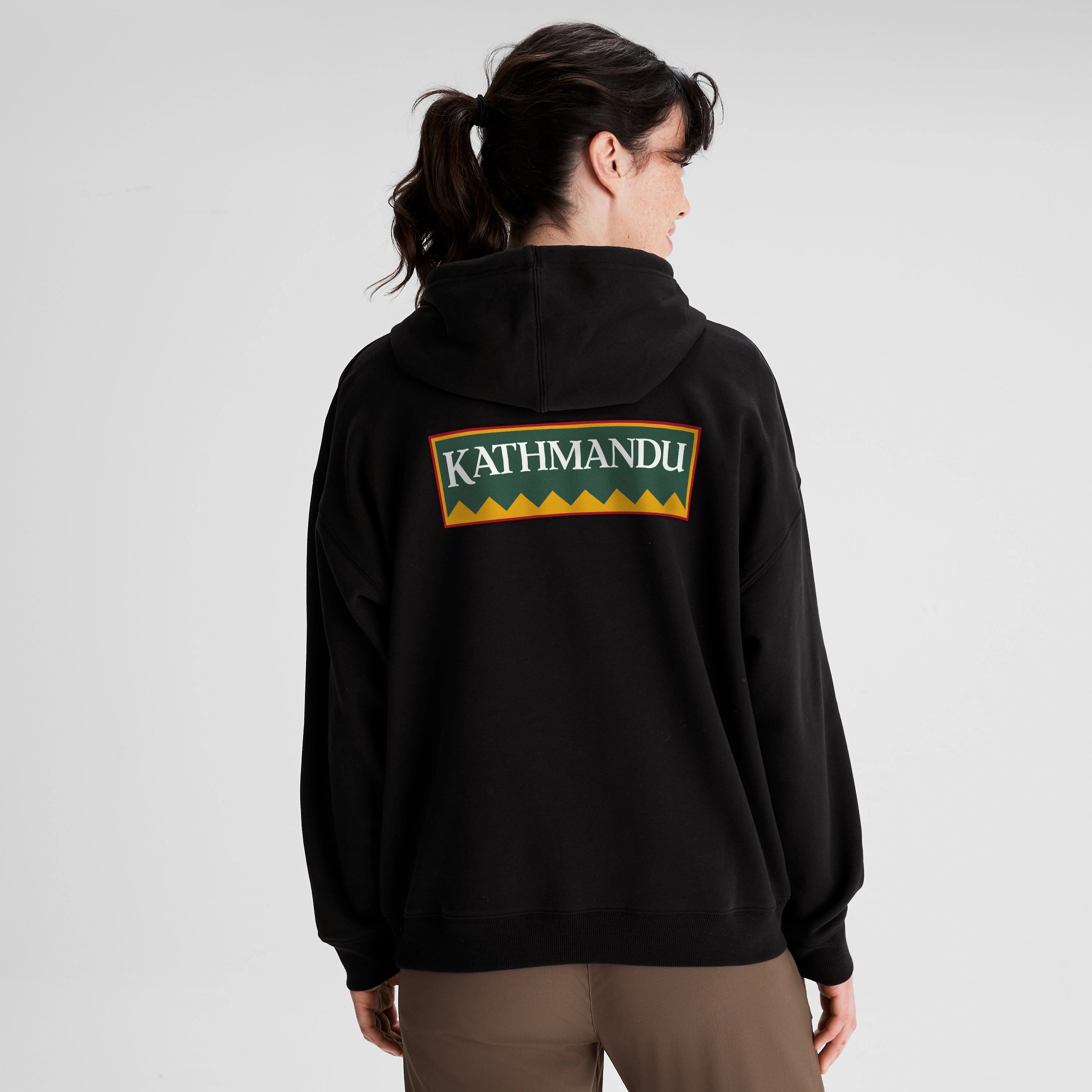 Women's Heritage Logo Slouchy LT BB Hoodie - Black Stingray Stretchable Comfort Fashionable Layer