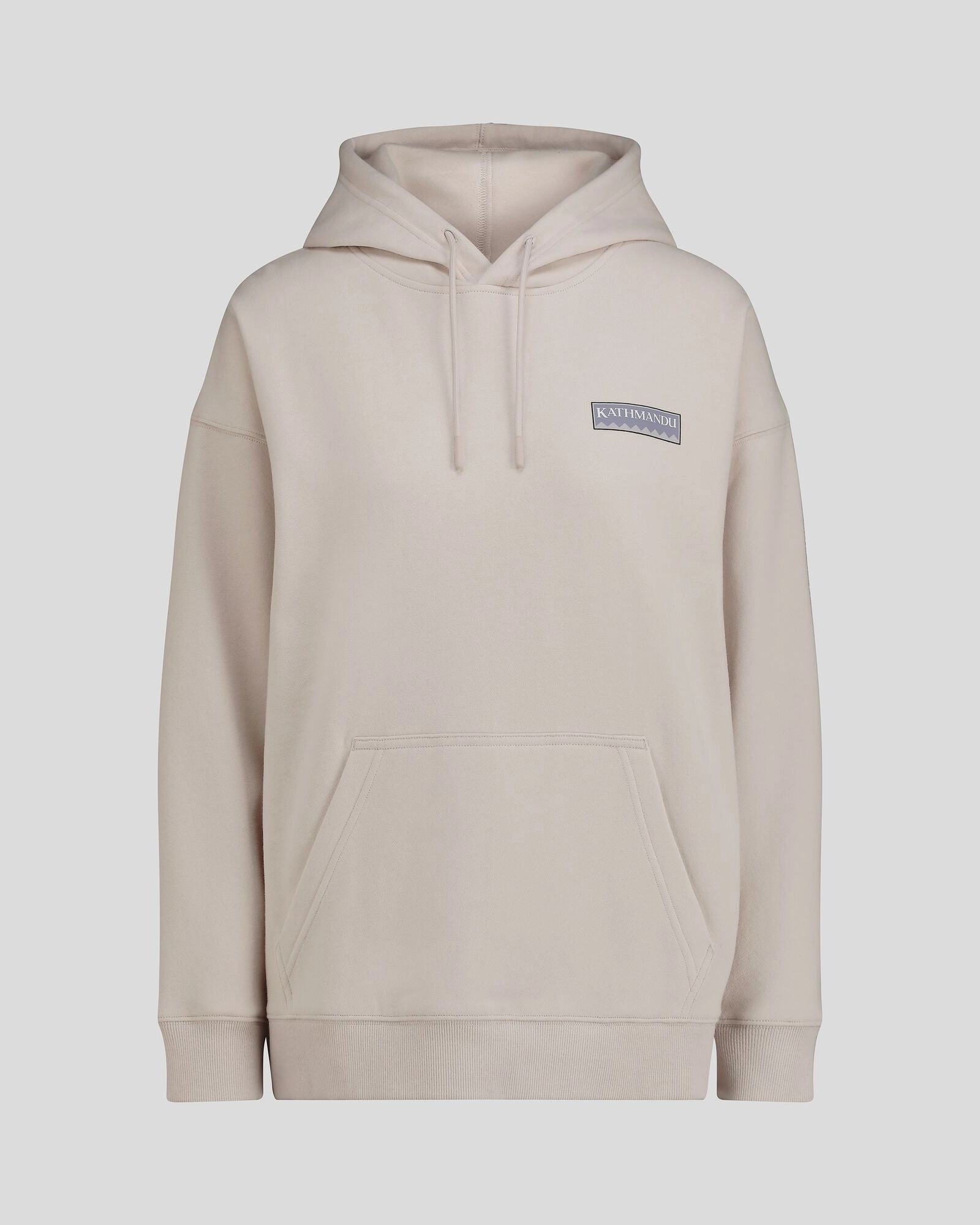 Cozy Warmth Quick Dry Comfort Women's Heritage Logo Slouchy LT BB Hoodie - Shroom