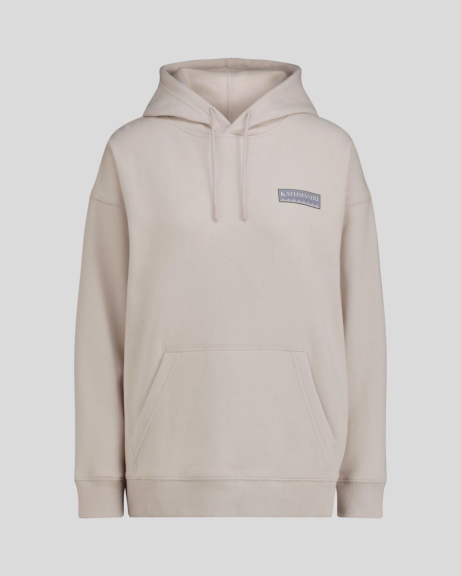 Odor Resistant Material Cozy Fitting Women's Heritage Logo Slouchy LT BB Hoodie - Shroom