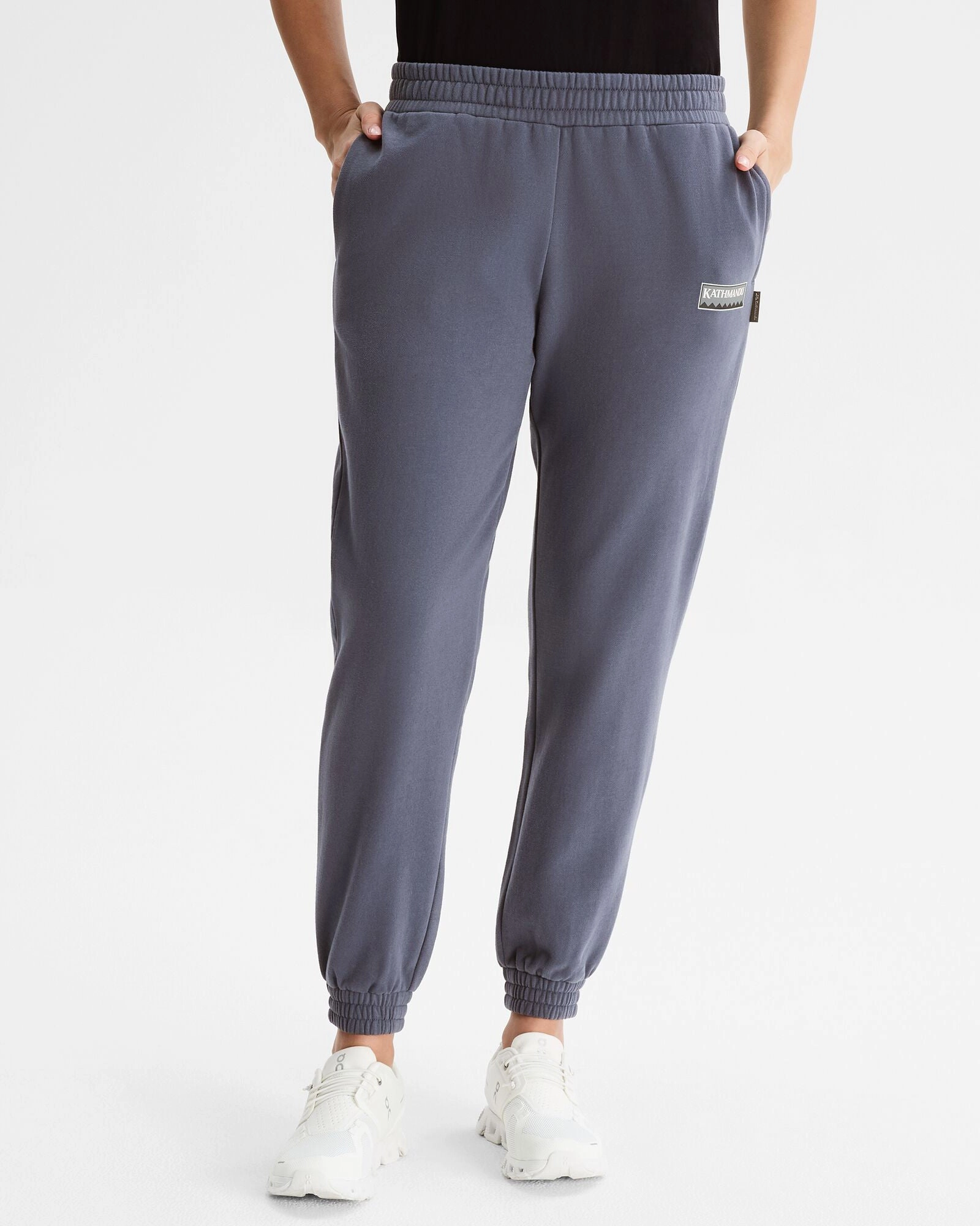 Women's Heritage Logo Slouchy LT BB Jogger Pants - Mid Navy Low Profile Fasteners Weekend Adventure