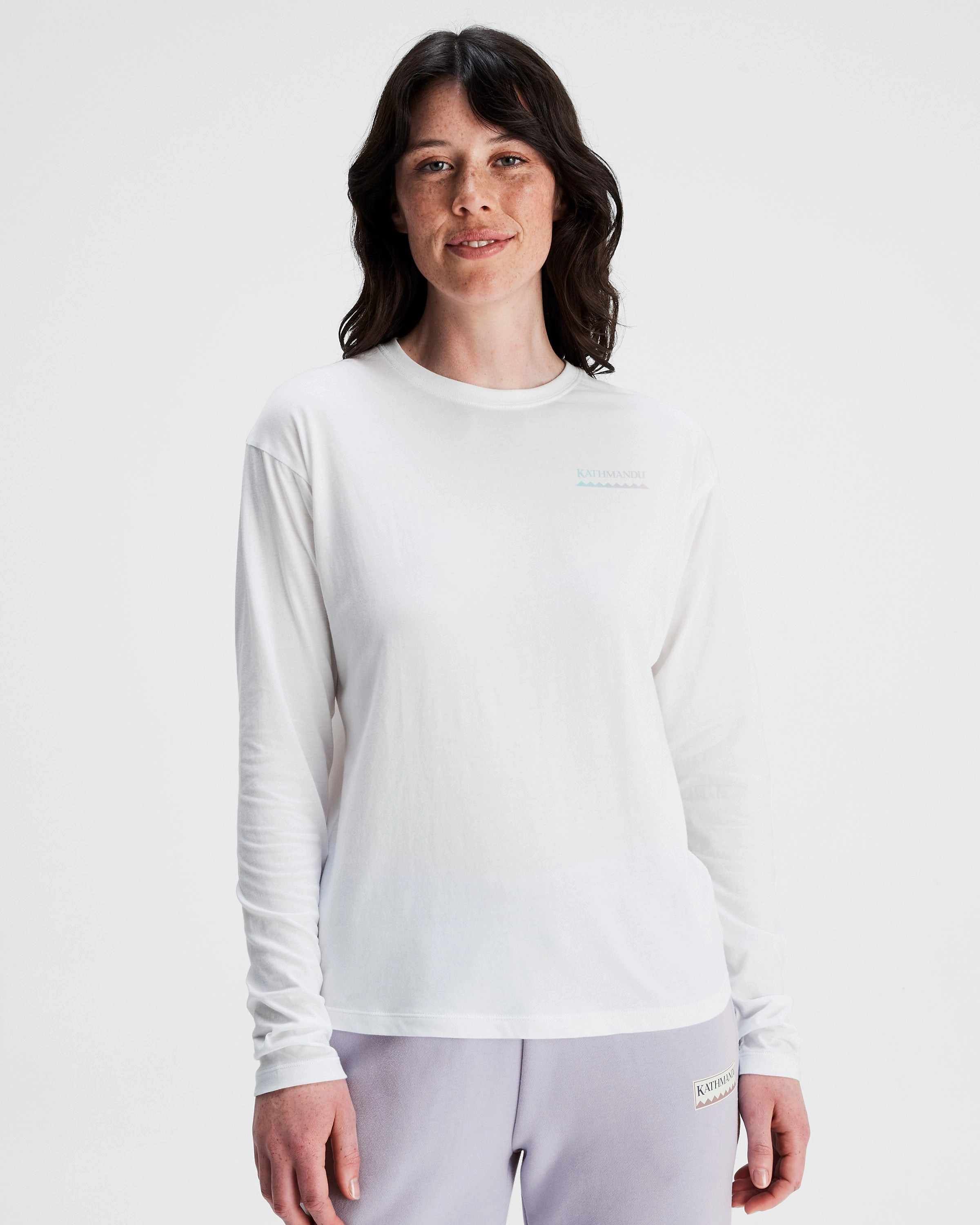 Trendy Piece Women's Heritage Organic Cotton Long Sleeve T-shirt - White