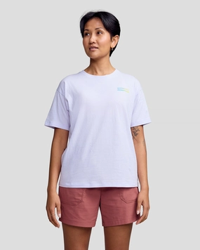 Women's Heritage Organic Cotton T-shirt - Bright Lilac Relaxed Armhole Cut