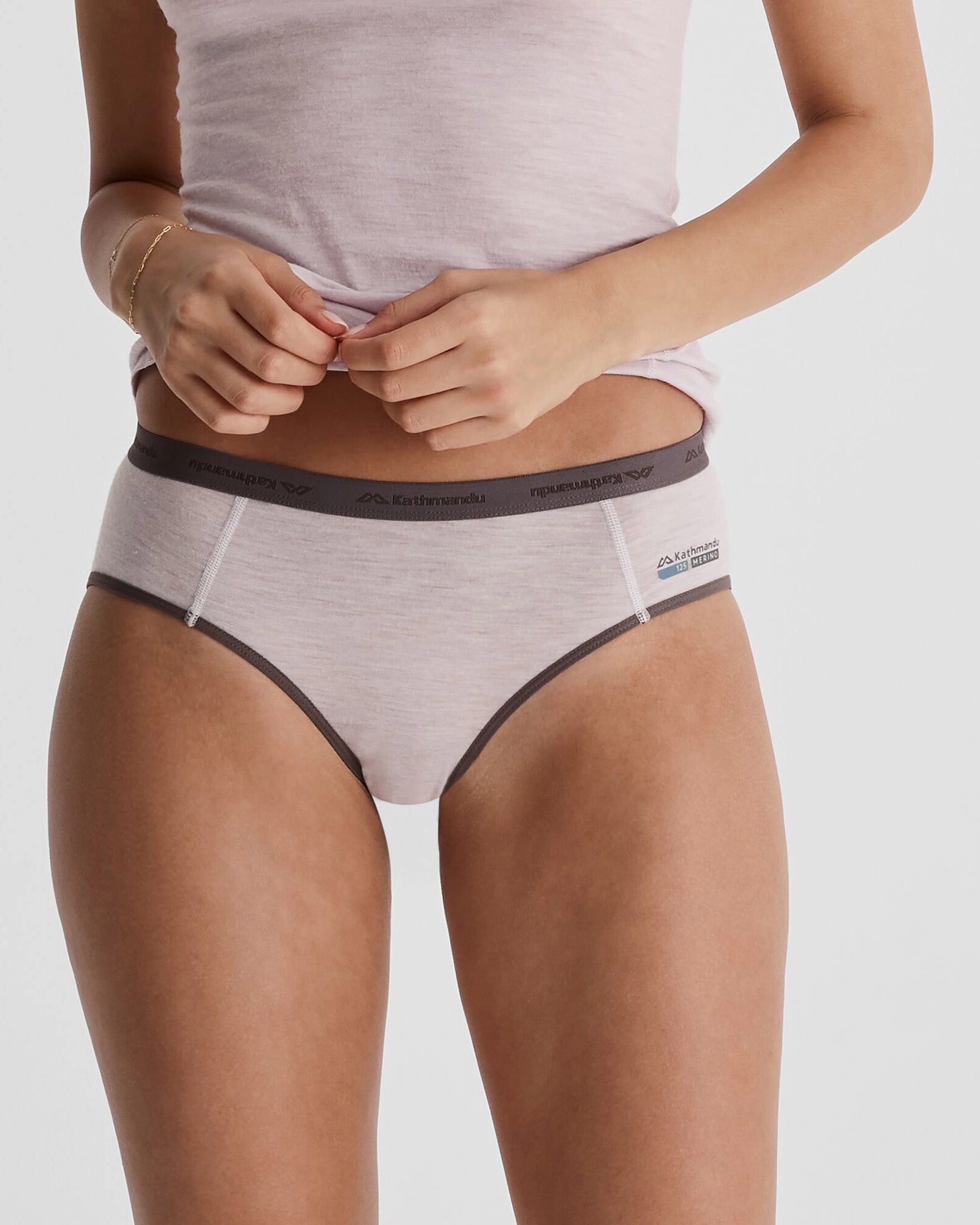 Women's K-Merino 125 Briefs - Dove Anti Snag Weave