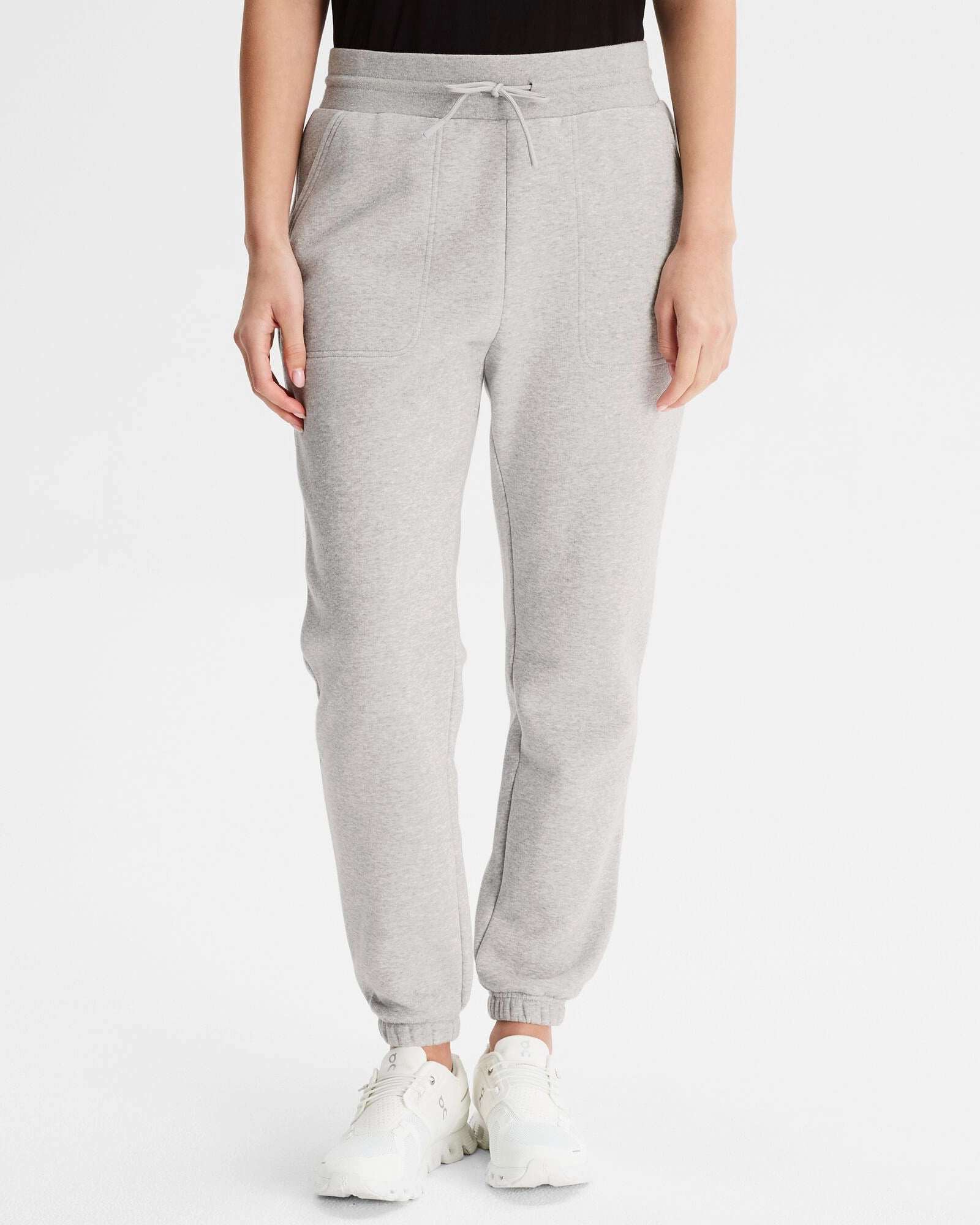 Women's Logo BB Joggers - Light Grey Marle Trendy Appeal Light Fit