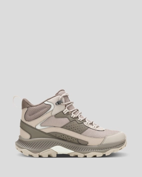 Supportive Women's Merrell Speed Strike 2 Waterproof Mid Hiking Boots - Stone
