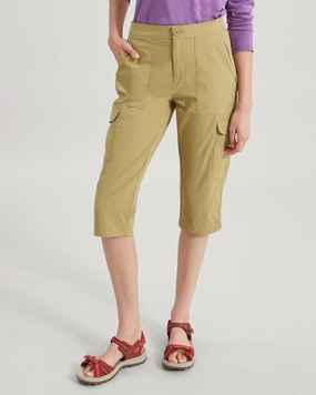 Women's Miro 3/4 Pants - Kelp Quick Layer Modern Comfort