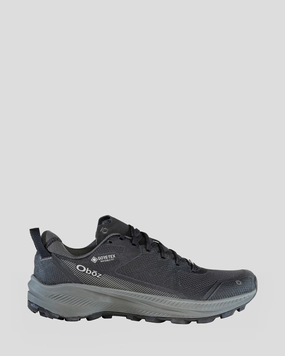 Women's Oboz Katabatic LT Low GTX - Black Sea Abrasion Resistant Guardrails