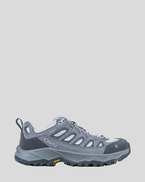 Women's OBOZ Sawtooth Ascent Low B-DRY Shoes - Gray Owl Max Traction