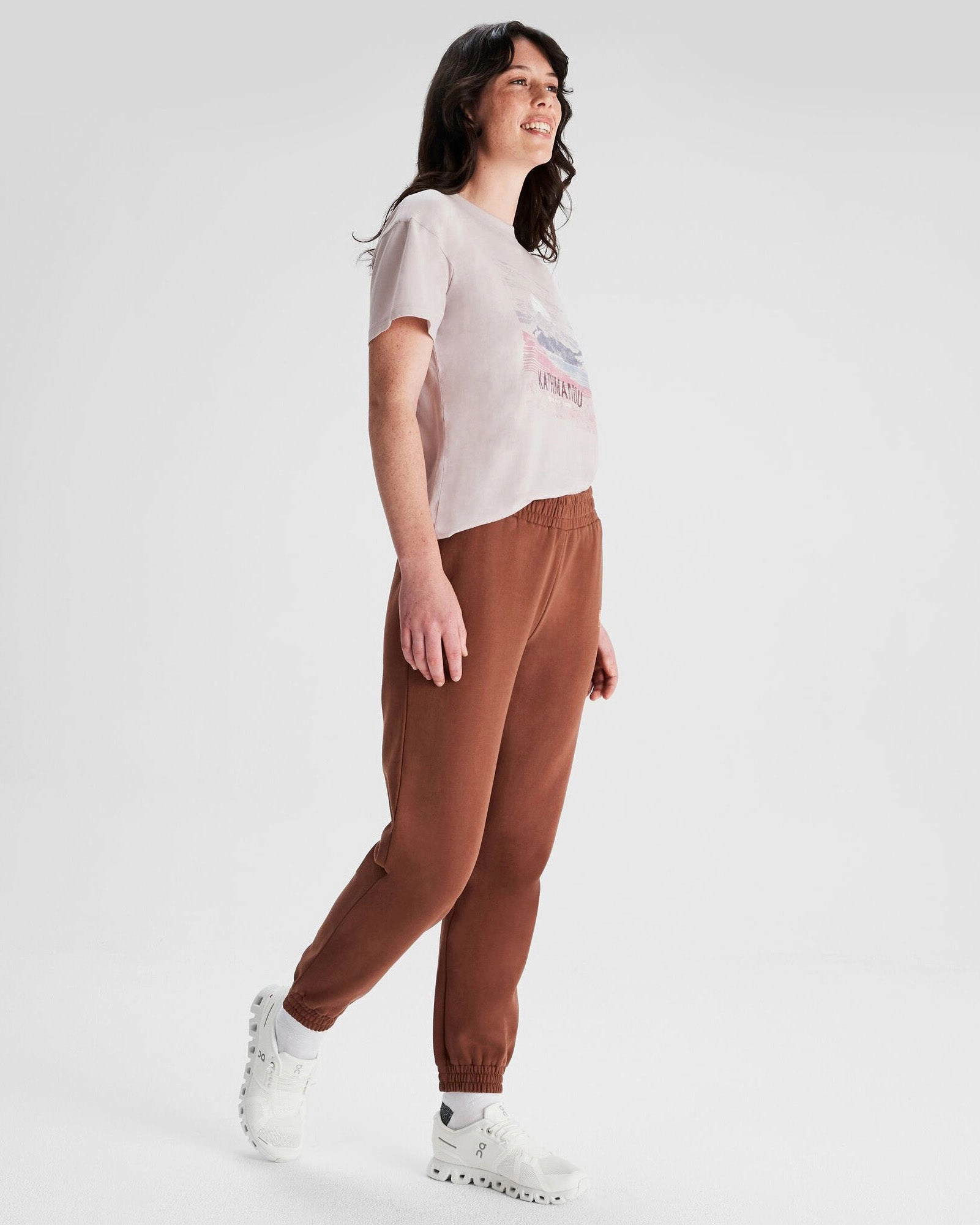 Practical Comfort Women's OT Logo Slouchy LT BB Jogger Pants - Woodsy