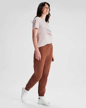 Women's OT Logo Slouchy LT BB Jogger Pants - Woodsy Boho chic