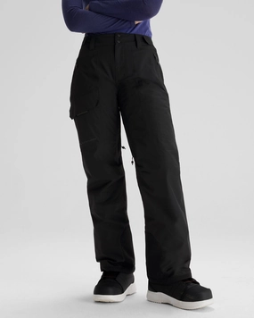 Hiking Gear Tough Wear Women's PWDR-Days 2L Insulated Snow Pants - Black Stingray