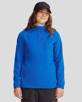 Women's Ridge 100 Primaloft Pullover - Peak Blue Winter Ready Layer