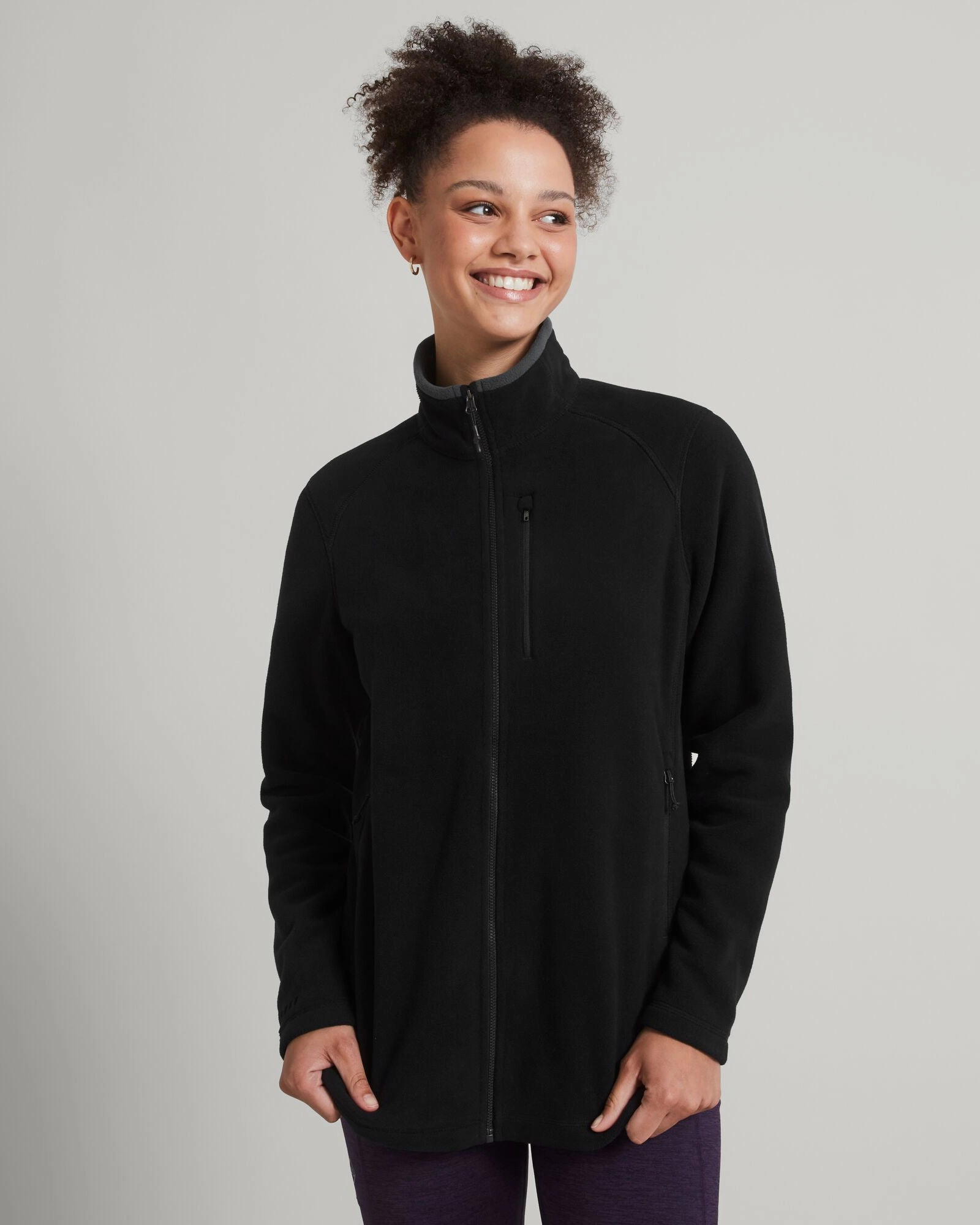 Women's Ridge 200 PrimaLoft Bio Jacket - Black Adjustable Fit Design