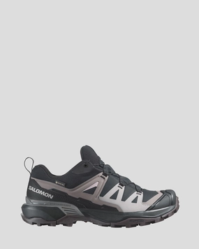Women's Salomon X Ultra 360 GTX Hiking Shoes - Black/Plum Kitten/Shale Jogging