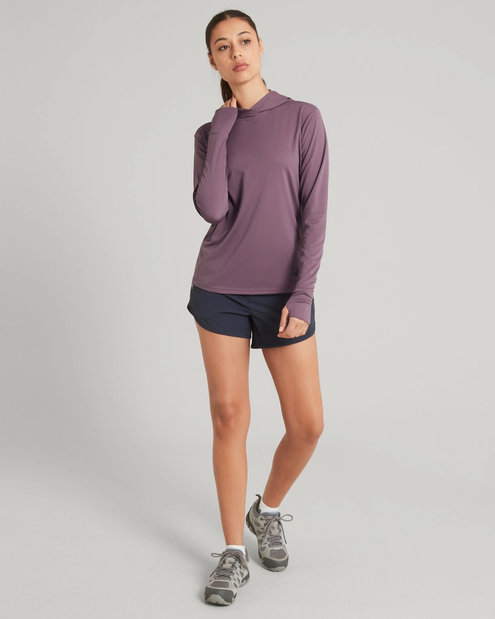 Cold-Weather Layer All-Weather Comfort Women's SUN-Stopper Hoodie - Storm Cloud