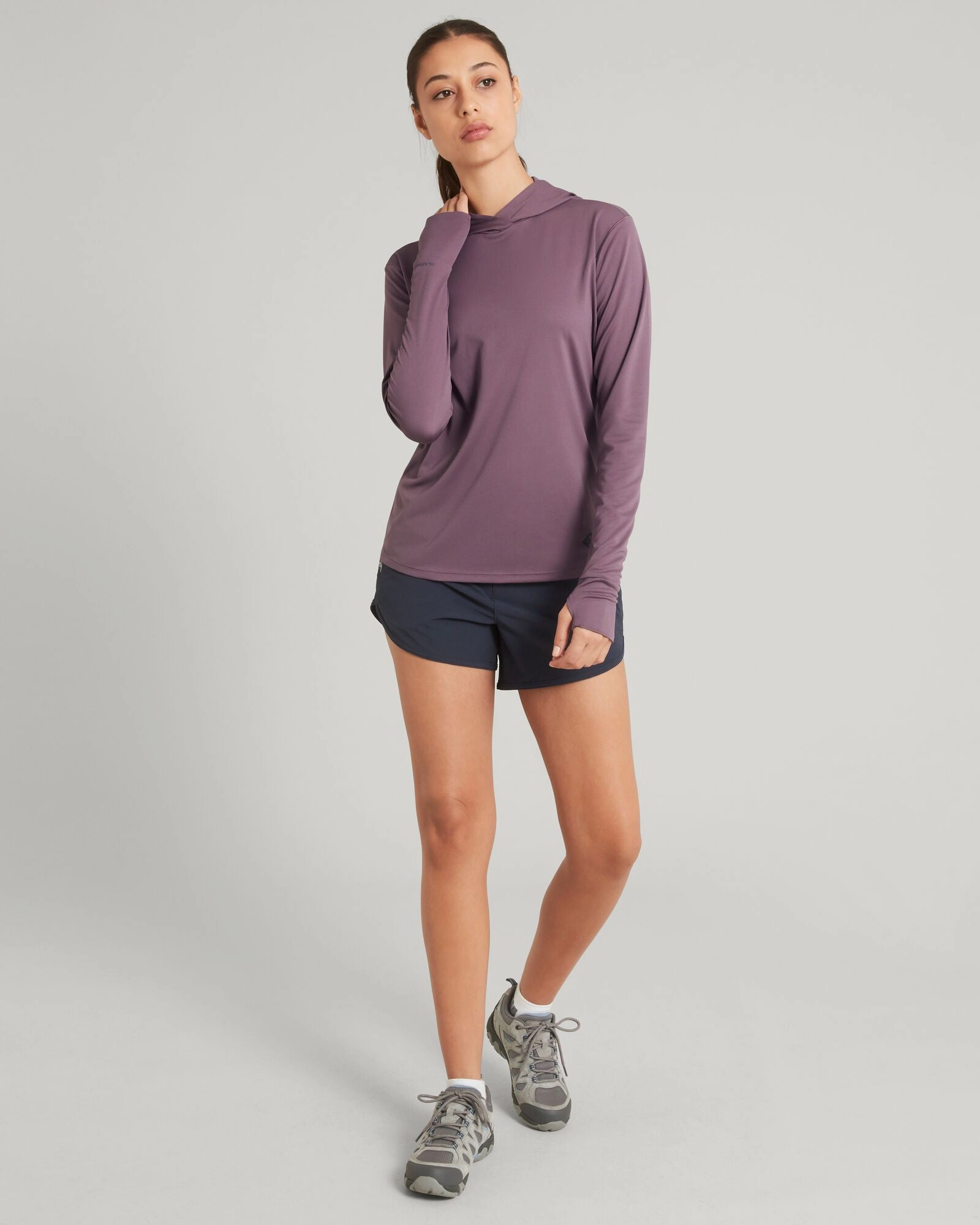 Women's SUN-Stopper Hoodie - Storm Cloud Cozy Warm Layer Sustainable Yarn
