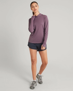 Warm design Women's SUN-Stopper Hoodie - Storm Cloud