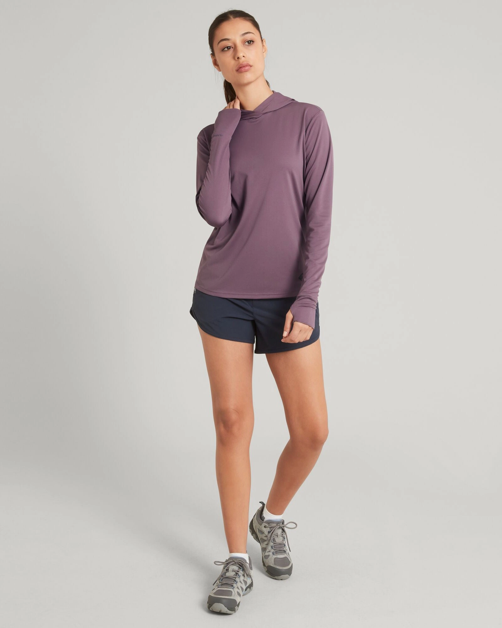 Warm design Women's SUN-Stopper Hoodie - Storm Cloud
